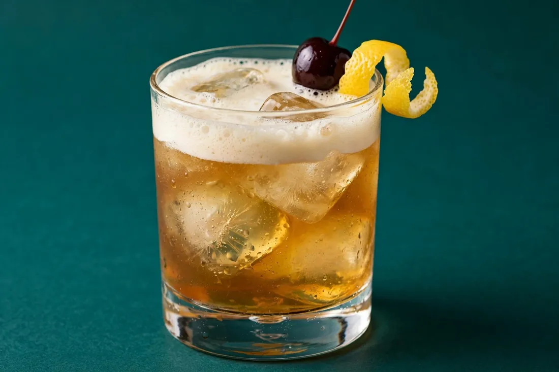 Zero Proof Whiskey Sour